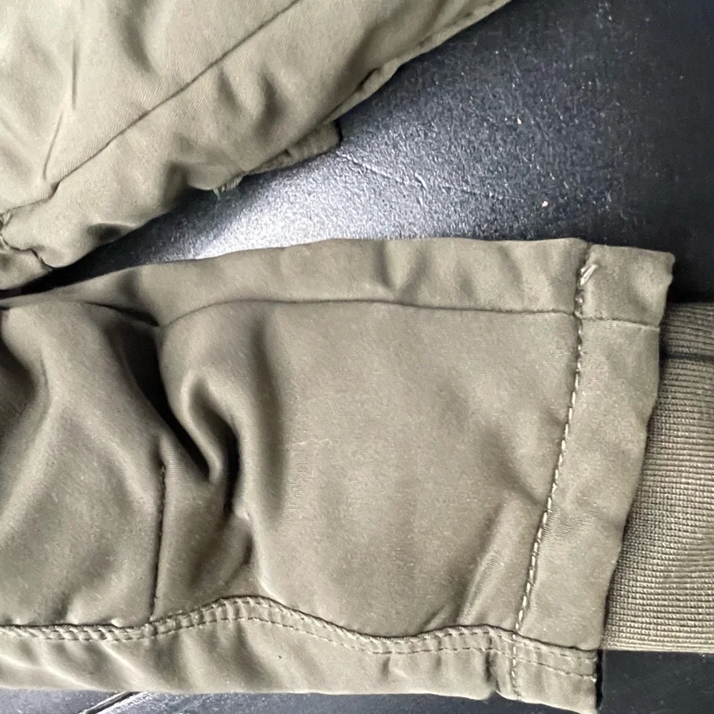 Girls H&M Olive Green Hooded Winter Jacket 3-4 years